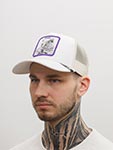 Бейсболка GOORIN BROTHERS арт. 101-0438 (белый / фиолетовый)